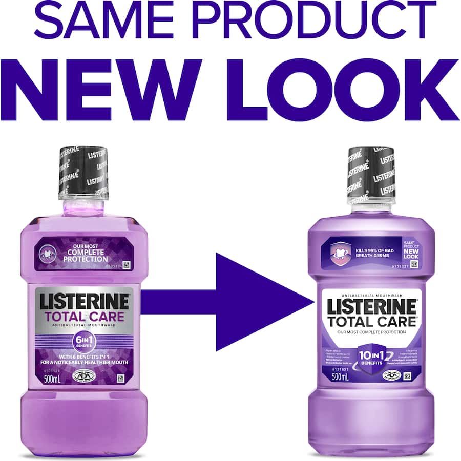 Listerine Mouthwash Total Care 10 In 1 500mL