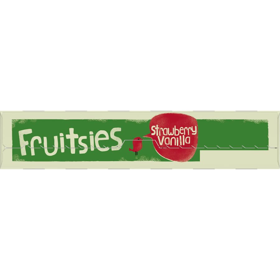 Soft strawberry vanilla fruit sticks, made with real fruit, perfect for kids' snacks and healthy eating on the go.