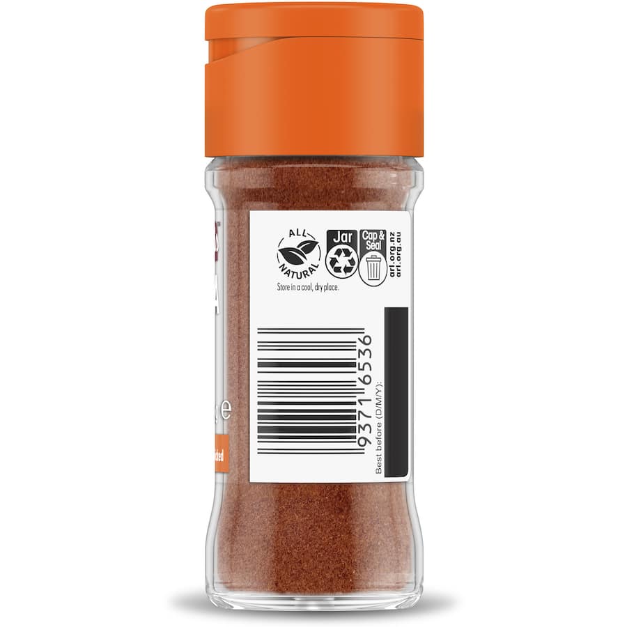 Masterfoods Paprika Ground adds warm flavor and vibrant color to dishes like barbecue meats, stews, and pasta.