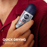 Nivea Men Roll On Deodorant Antiperspirant Silver Protect 50mL