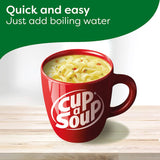 A comforting cup of Continental Classics Chicken Soup with noodles, ready in 15-20 seconds for a quick, flavorful meal.