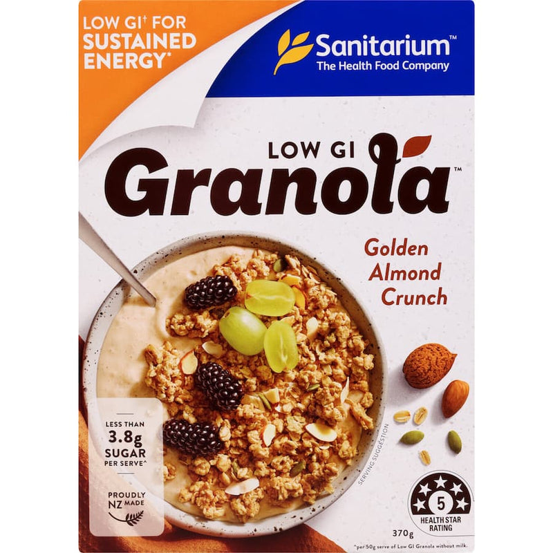 Sanitarium Low Gi Granola Golden Almond Crunch