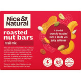 Nice & Natural Nut Bars Trail Mix featuring roasted nuts, seeds, and Greek-style yoghurt, perfect for healthy snacking on-the-go.