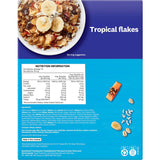 Weight Watchers Tropical Blast cereal with pineapple, papaya, and banana, offering a fiber-rich, flavorful breakfast option.