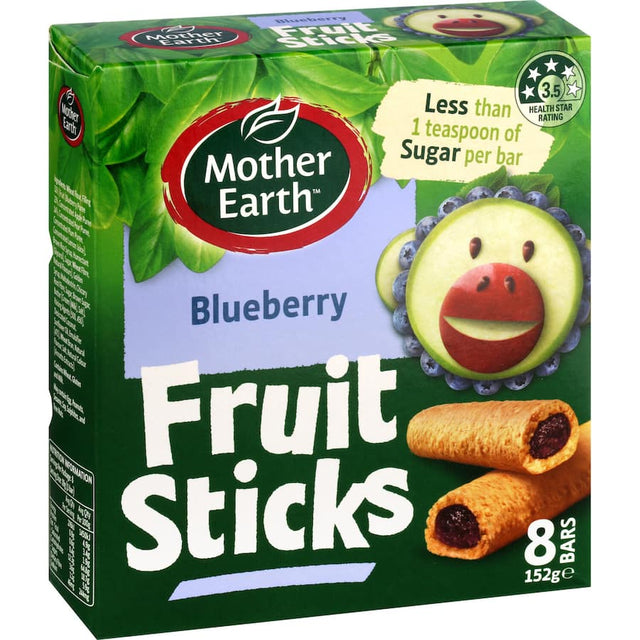 Blueberry fruit sticks made from real puree, offering a soft, chewy texture and natural sweetness, gluten-free and nutritious.