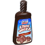 Rich and creamy Cottees Chocolate Whizz Topping, perfect for elevating desserts like ice cream and pancakes.