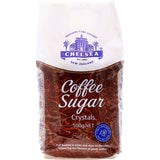 Extra-large Chelsea Coffee Sugar Crystals with syrup coating for a slow, balanced sweetness in your coffee.