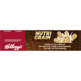 Kellogg's Nutri-Grain Cereal in Vanilla Malt flavor, 25% less sugar, packed with whole grains and a satisfying crunch.