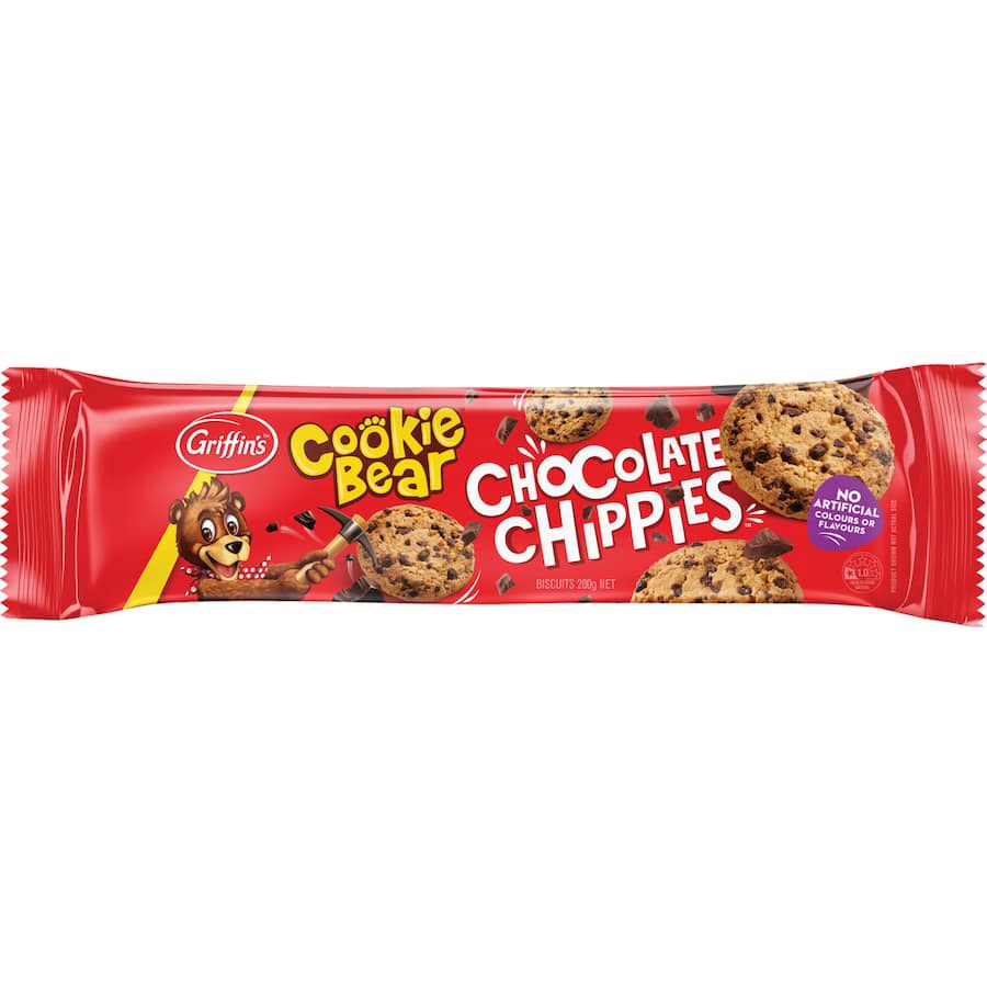 Griffin's Cookie Bear Biscuits Chockie Chip 200g