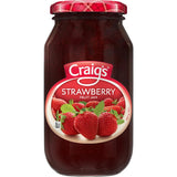 Craigs Fruit Jam Strawberry 660g