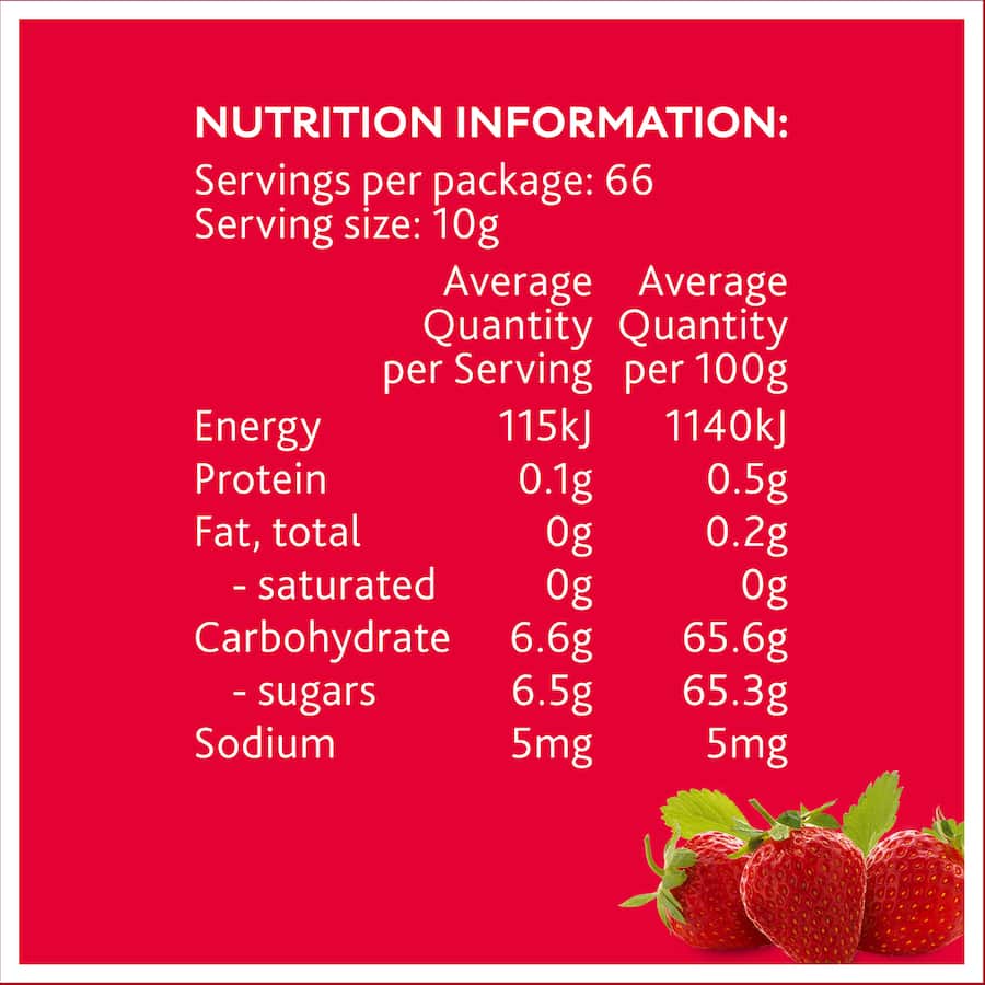 Craigs Fruit Jam Strawberry 660g