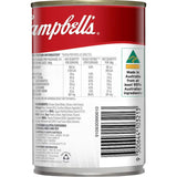 A can of Campbell's Cream Of Chicken Soup, featuring a rich texture, perfect for quick meals or as a recipe base.