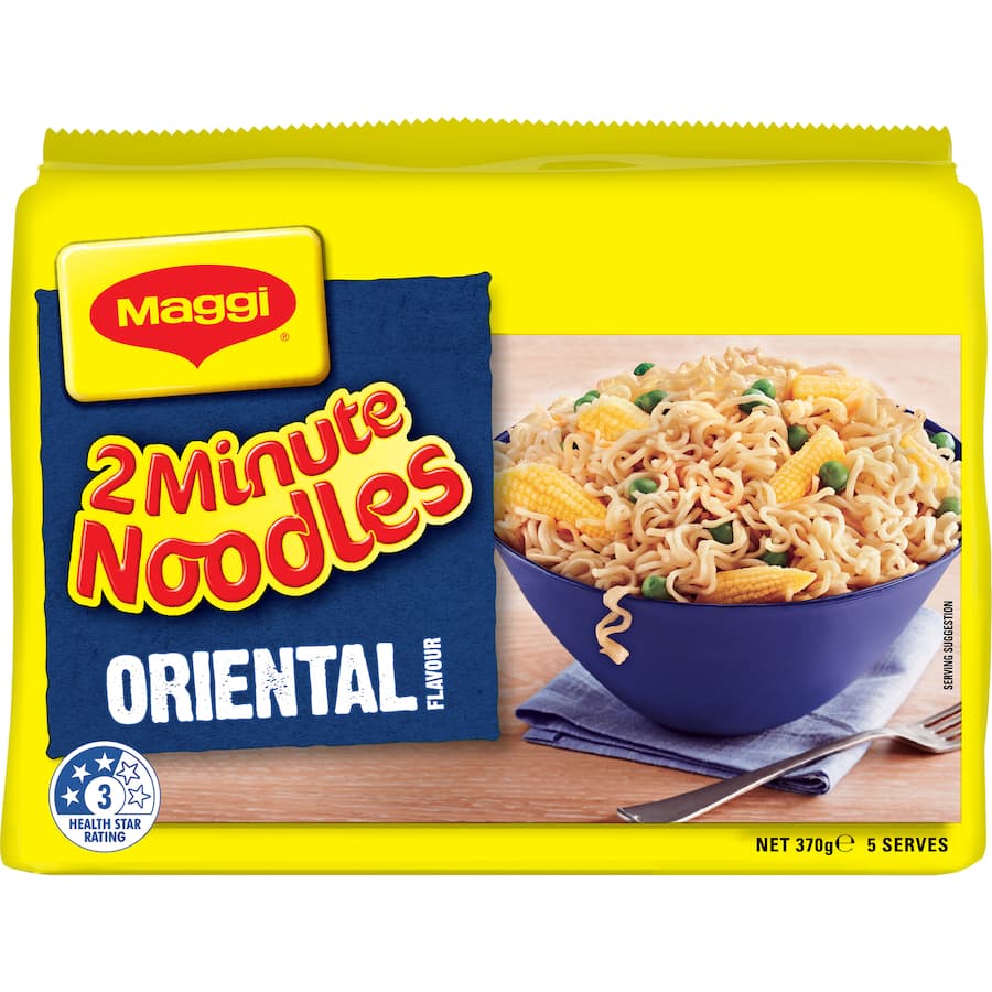 Maggi 2 Minute Instant Noodles Oriental Multi Pack