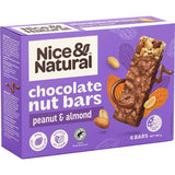 Choc Peanut & Almond Nut Bar featuring milk chocolate, almonds, and peanuts for a healthy, crunchy snack on-the-go.