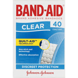 Clear adhesive bandages designed for discreet wound care, featuring non-stick pads and breathable micro-vents for optimal healing.