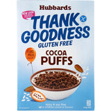 Gluten-free cocoa puffs cereal in a bowl, perfect for a healthy, tasty breakfast for families.