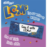 Kellogg's LCMs Cereal Bars with Rice Bubbles, chocolate chips, and fun write-on wrappers for enjoyable snacking moments.