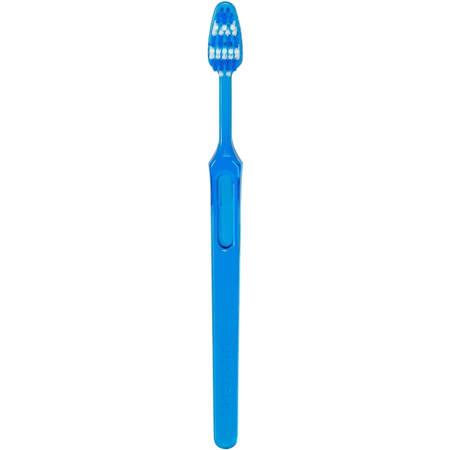 Soft-bristled Reach Between Toothbrush designed for gentle plaque removal and gum protection for optimal dental care.