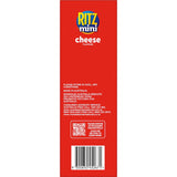 Ritz Mini Crackers Munching Cheese, flaky and buttery snacks bursting with cheesy flavor, ideal for sharing anytime.