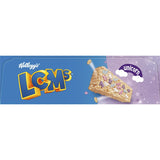 Kellogg's LCMs Unicorn Bars featuring Rice Bubbles, marshmallow flavor, and colorful unicorn sprinkles in a 5-pack.