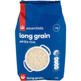 Bowl of fluffy Essentials Long Grain Rice, perfect for enhancing Asian dishes and everyday meals with rich flavor.