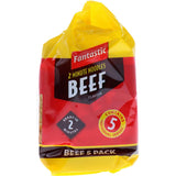 Fantastic 2 Minute Instant Noodles Beef Multi Pack 5pk 425g