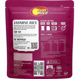 Steamed Jasmine Rice from Sunrice, featuring fragrant aroma and fluffy texture, perfect for Asian cuisine dishes.