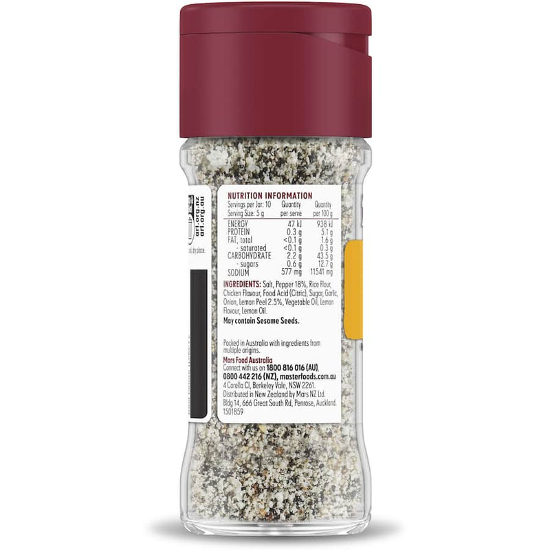 Masterfoods Lemon Pepper Seasoning