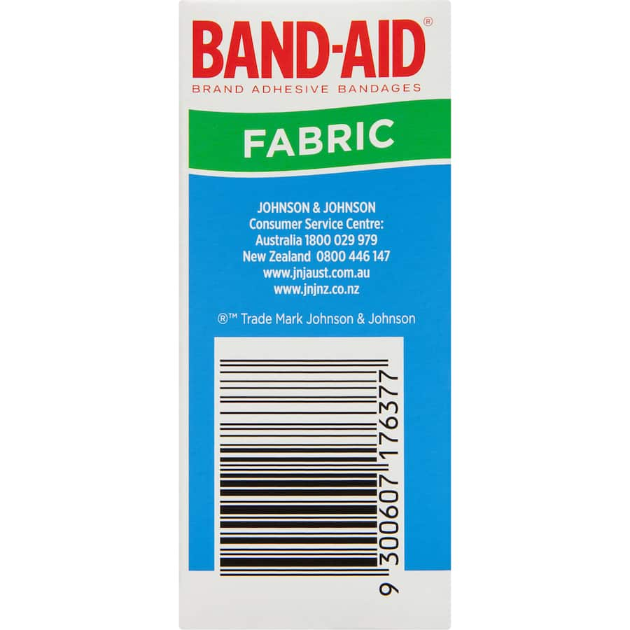 Flexible Band Aid Plasters with Quilt-Aid technology for comfort and non-stick protection for cuts and scrapes.