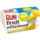 Luscious Dole Fruit & Custard snack with creamy mango flavor in a convenient 492g pack, perfect for healthy on-the-go indulgence.