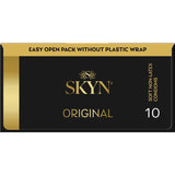 Skyn Condoms Original: premium non-latex condoms for enhanced sensitivity and safe intimacy, ideal for latex-sensitive users.