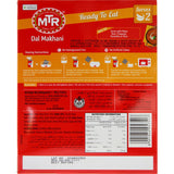 Mtr Indian Dal Makhani: rich, creamy lentils and kidney beans in a tomato-butter sauce, perfect with rice or naan.