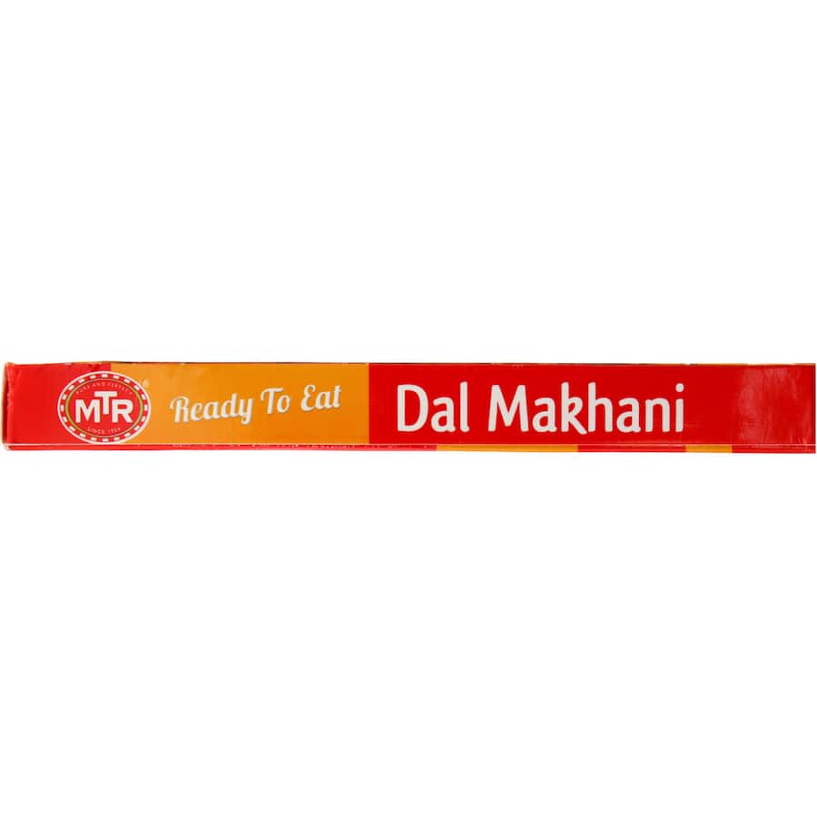 Creamy MTR Dal Makhani with black urad dal and kidney beans in rich tomato sauce, perfect for vegetarian meals.
