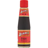 Ayam Fish Sauce bottle, showcasing rich umami flavor for authentic Thai, Vietnamese, and Chinese dishes.