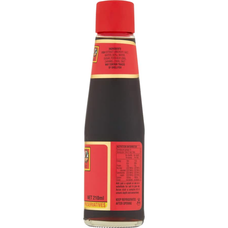 Ayam Fish Sauce bottle, showcasing its rich umami flavor for enhancing Asian cuisine dishes.