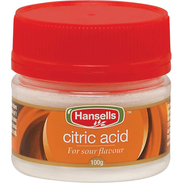 Citric acid by Hansells for baking enhances flavor, preserves freshness, and activates leavening agents.