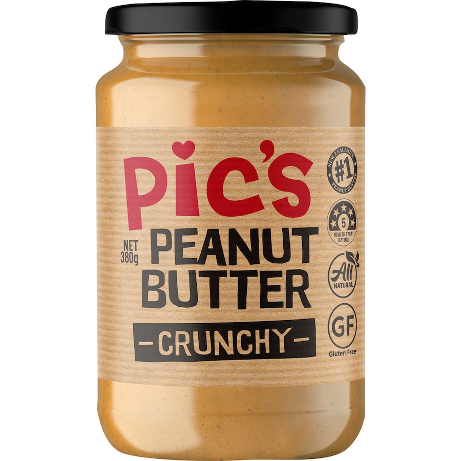 Crunchy peanut butter with big and little bits, made from pure Hi Oleic peanuts and sea salt in Nelson, NZ.