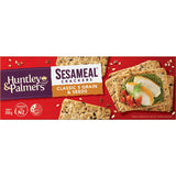 Huntley & Palmers Classic 5 Grain Crackers, nutritious, crunchy, ideal for snacks or cheese platters, no artificial preservatives.