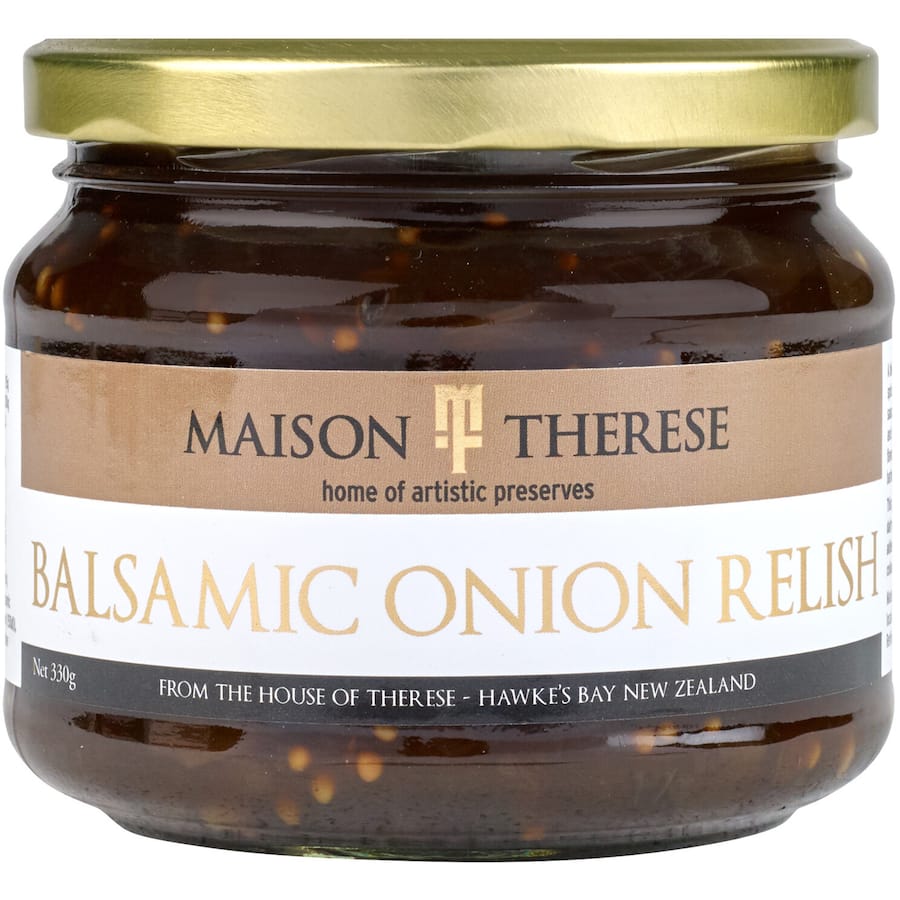 Gourmet relish made with onions and spices in a sweet tangy sauce, perfect for enhancing various dishes.