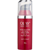 Olay Regenerist Microsculpting Face Cream, a rich anti-aging moisturizer with SPF 30 for firmer, youthful-looking skin.