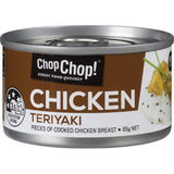 Canned chicken teriyaki for quick meals, featuring tender chicken in savory sauce, ideal for stir-fries and salads.