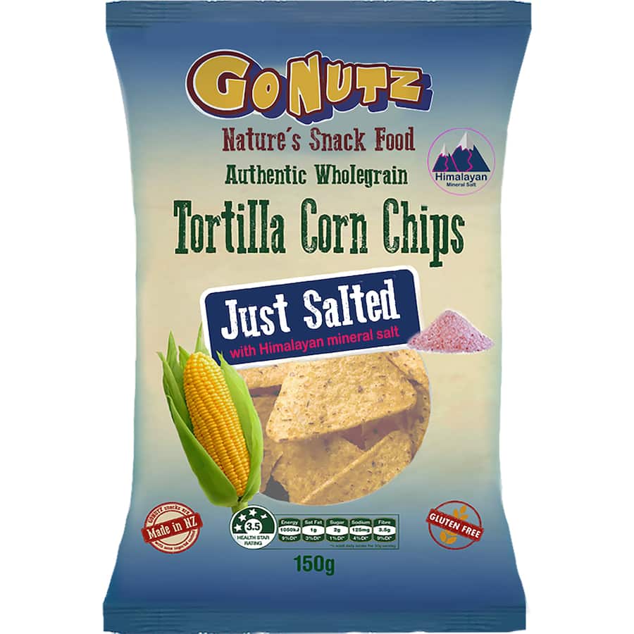 Gonutz Corn Chips Just Salted Gluten Free