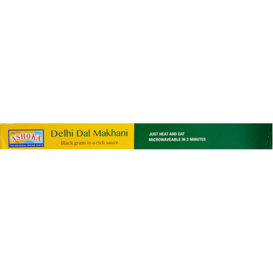 Authentic Ashoka Delhi Dal Makhani, creamy lentils and beans in spices, easy microwave meal, perfect for busy lifestyles.