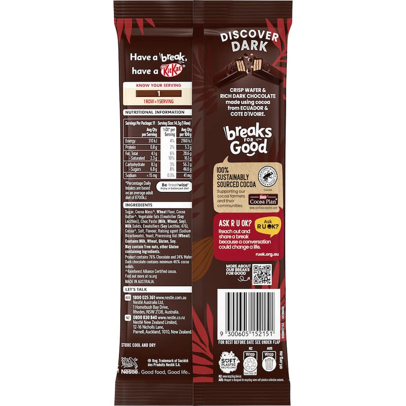 Nestle Chocolate Kit Kat Dark Cocoa