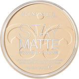 Lightweight Rimmel Pressed Powder Matte Transparent for shine control, pore minimization, and a flawless, matte finish.