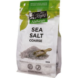 Mrs Rogers Sea Salt Natural in a sleek package, offering premium all-natural seasoning for enhancing culinary creations.