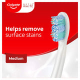 Colgate Optic White Electric Toothbrush with medium bristles for effective whitening and comprehensive oral care.