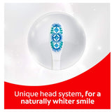 Colgate Optic White Electric Toothbrush with medium bristles and 20,000 strokes/min for whitening and comprehensive oral care.