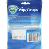 Vicks Vapodrops Lozenges Menthol relieve sore throats and blocked noses, available in four flavors for quick soothing relief.