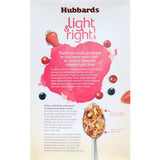 Hubbards Light & Right Cereal Berry Uplift with berries, whole grains, and sunflower seeds for a nutritious, high-fiber breakfast.